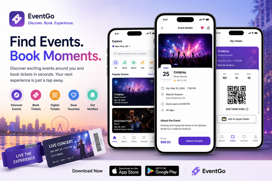 Local Events & Ticket Booking App