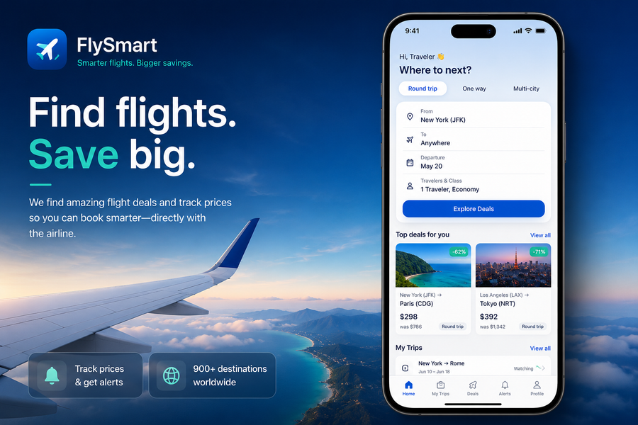 Smart Flight Deals & Price Tracking App