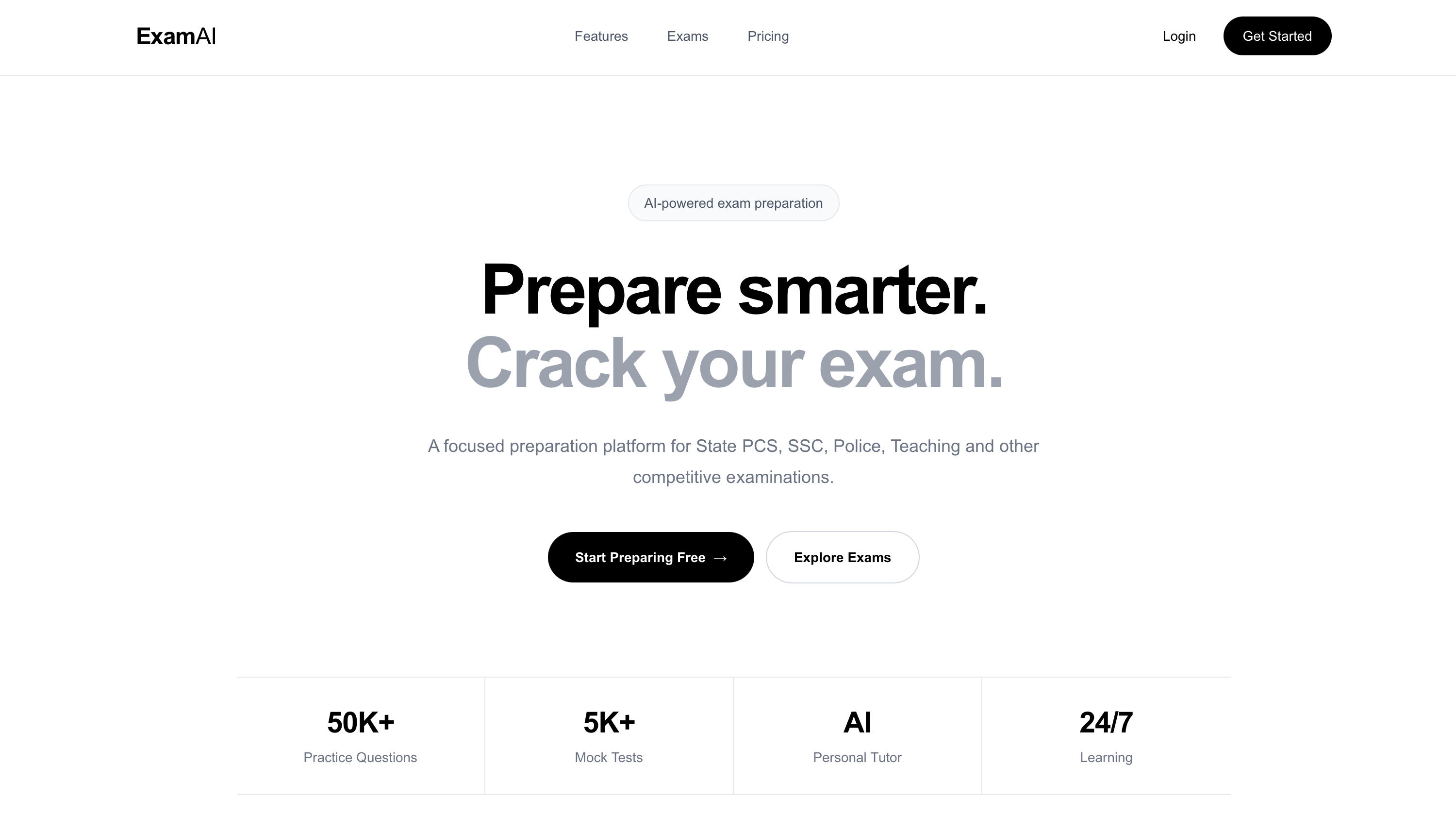ExamAI — AI-Powered Exam Preparation SaaS