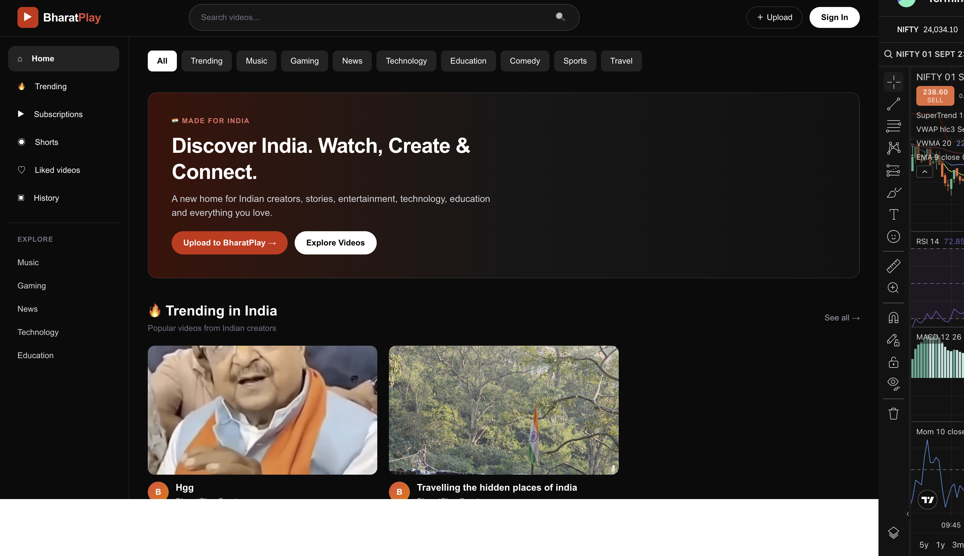 BharatPlay — Video Streaming Platform